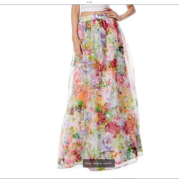 Alice + Olivia Dresses & Skirts - Alice and Olivia Dixie floral ball gown maxi skirt